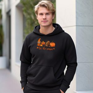 Pumpkin Spice Football Tis The Season Fall Thanksgiving Long Hoodie 3 2