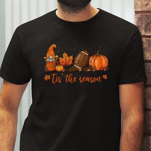 Pumpkin Spice Football Tis The Season Fall Thanksgiving Long T Shirt 3 2