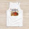 Pumpkin Spice Football Tis The Season Fall Thanksgiving Long Tank Top