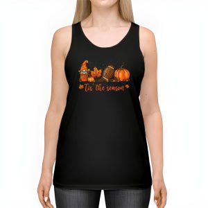 Pumpkin Spice Football Tis The Season Fall Thanksgiving Long Tank Top 2 2