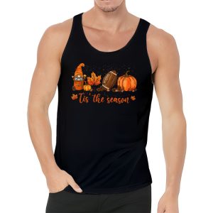 Pumpkin Spice Football Tis The Season Fall Thanksgiving Long Tank Top 3 2