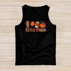Funny Family Thanksgiving Shirts Pumpkin Spice Football Fall Tis The Season Tank Top