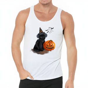 Retro Black Cat Halloween Pumpkin Costume For Women Men Kids Tank Top 3 3