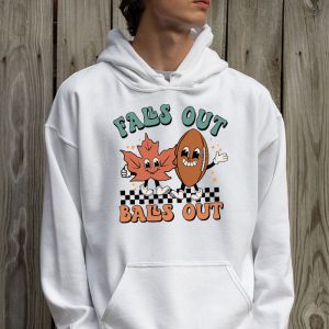 Retro Falls Out Balls Out Football Vintage Thanksgiving Hoodie 2 2