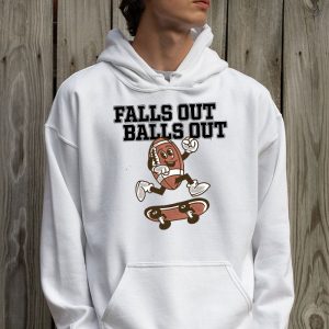 Retro Falls Out Balls Out Football Vintage Thanksgiving Hoodie 2