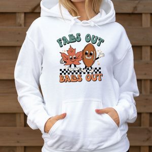 Retro Falls Out Balls Out Football Vintage Thanksgiving Hoodie 3 2