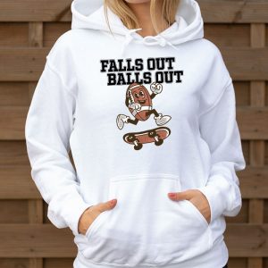 Retro Falls Out Balls Out Football Vintage Thanksgiving Hoodie 3