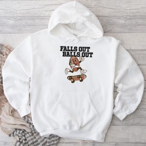 Retro Falls Out Balls Out Football Vintage Thanksgiving Hoodie