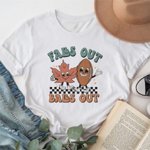 Retro Falls Out Balls Out Football Vintage Thanksgiving T Shirt 1 2