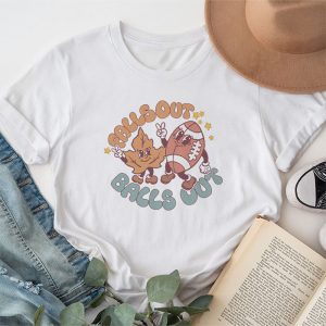 Retro Falls Out Balls Out Football Vintage Thanksgiving T Shirt 1 3