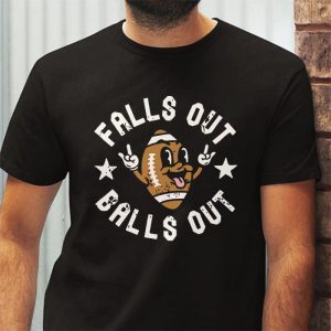 Retro Falls Out Balls Out Football Vintage Thanksgiving T Shirt 3 1