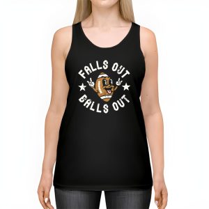 Retro Falls Out Balls Out Football Vintage Thanksgiving Tank Top 2 1