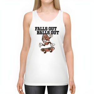 Retro Falls Out Balls Out Football Vintage Thanksgiving Tank Top 2