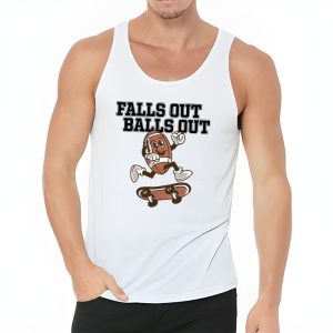 Retro Falls Out Balls Out Football Vintage Thanksgiving Tank Top 3