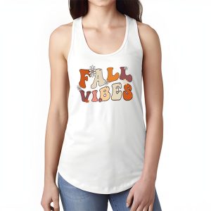 Retro Groovy Fall Vibes Leopard Pumpkin Autumn Season Tank Top 1 4