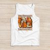 Retro Groovy Fall Vibes Leopard Pumpkin Autumn Season Tank Top