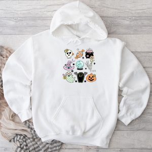 Cute Halloween Shirts Retro Groovy Halloween Fall Hippie Pumpkin Floral Perfect Hoodie