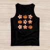 Retro Groovy Halloween Fall Hippie Pumpkin Floral Costume Tank Top