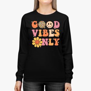 Retro Groovy Halloween Peace Love Hippie 60s 70s 80s Costume Longsleeve Tee 2 4