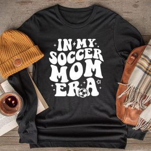 Retro Groovy In My Soccer Mom Era Longsleeve Tee 2 1