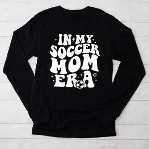 Retro Groovy In My Soccer Mom Era Longsleeve Tee