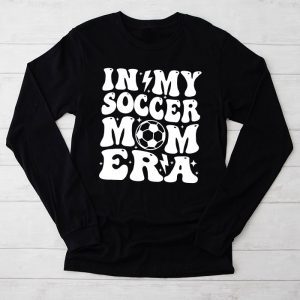 Retro Groovy In My Soccer Mom Era Longsleeve Tee