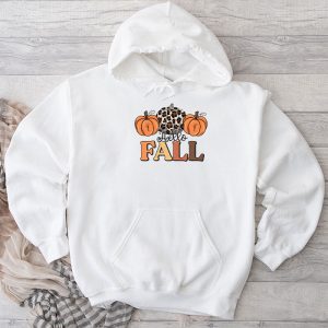 Thanksgiving Shirts For Family Retro Hello Fall Leopard Special Hoodie