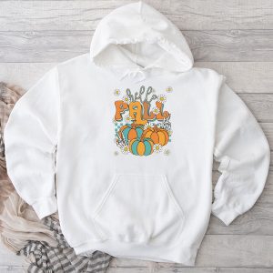 Thanksgiving Shirts For Family Retro Hello Fall Leopard Special Hoodie