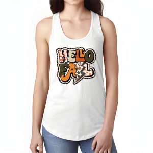 Leopard Pumpkin Autumn Season Tank Top