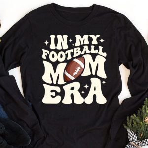 Retro In My Football Mom Era Football Mama Women Girls Longsleeve Tee 1