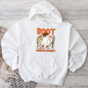 Funny Halloween Shirts Cowboy Ghost Boot Scootin Spooky Hoodie