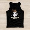 Retro Western Halloween Cowboy Ghost Boot Scootin Spooky Tank Top