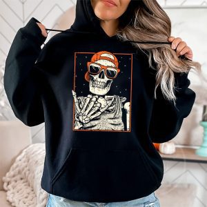 Rocker Skeleton Hand Rock On Costume Funny Halloween Gifts Hoodie 2