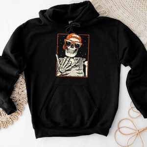 Halloween Shirt Ideas Rocker Skeleton Hand Rock On Costume Funny Halloween Gifts Hoodie