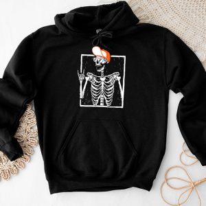 Rocker Skeleton Hand Rock On Costume Funny Halloween Gifts Hoodie