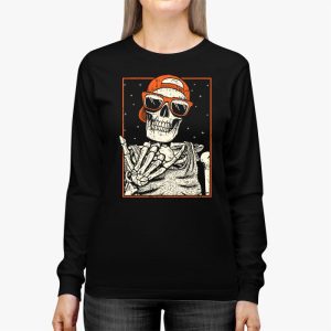 Rocker Skeleton Hand Rock On Costume Funny Halloween Gifts Longsleeve Tee 2