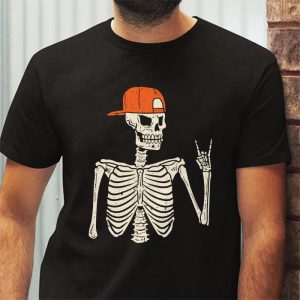 Rocker Skeleton Hand Rock On Costume Funny Halloween Gifts T Shirt 3 1