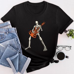 Rocker Skeleton Hand Rock On Costume Funny Halloween Gifts T-Shirt