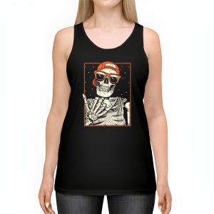 Rocker Skeleton Hand Rock On Costume Funny Halloween Gifts Tank Top 2