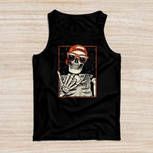 Halloween Shirt Ideas Rocker Skeleton Hand Rock On Costume Funny Halloween Gifts Tank Top