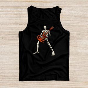 Halloween Shirt Ideas Rocker Skeleton Hand Rock On Costume Funny Halloween Gifts Tank Top