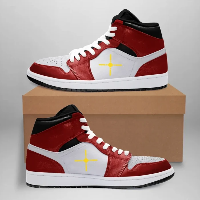 Rotuma Polynesia High Sneakers Air Jordan 1 - Chicago Style JD1 Shoes