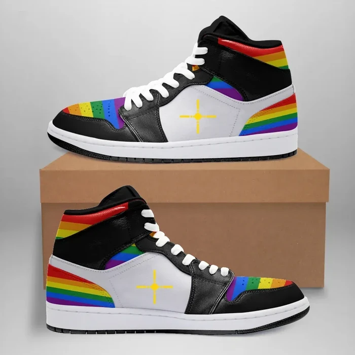 Rotuma Polynesia High Sneakers Air Jordan 1 - LGBT JD1 Shoes