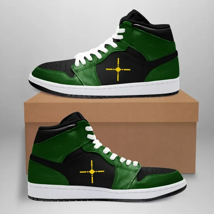 Rotuma Polynesia High Sneakers Air Jordan 1 - Pine Green 2.0 JD1 Shoes