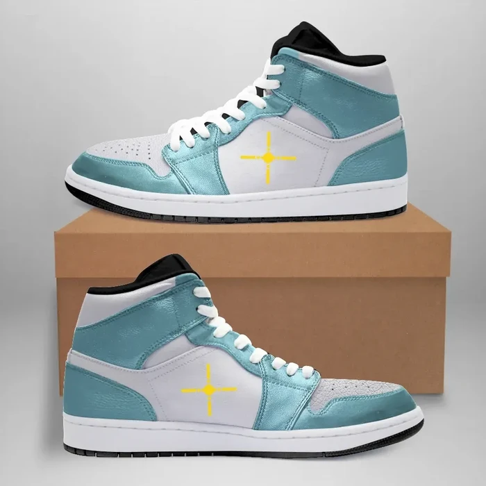 Rotuma Polynesia High Sneakers Air Jordan 1 - Turbo Green JD1 Shoes