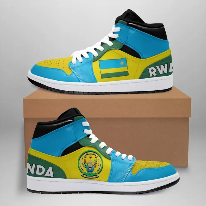Rwanda High Sneakers Air Jordan 1 - Basic Style JD1 Shoes