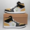 Rwanda High Sneakers Air Jordan 1 - Retro Gold Toe JD1 Shoes