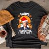 Santa Biden Merry Thanksgiving Trick Or Treat Christmas meme Longsleeve Tee