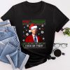Santa Biden Merry Thanksgiving Trick Or Treat Christmas meme T-Shirt
