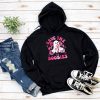 Save The Boobies Ghost Halloween Pink Ribbon Breast Cancer Hoodie